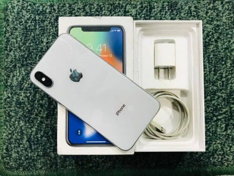 iphone X for sale full box WhatsApp number only 0324/6613/086 0