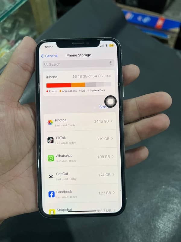 iPhone XS pTA approved duil sim approved 64 gb all ok condition 8