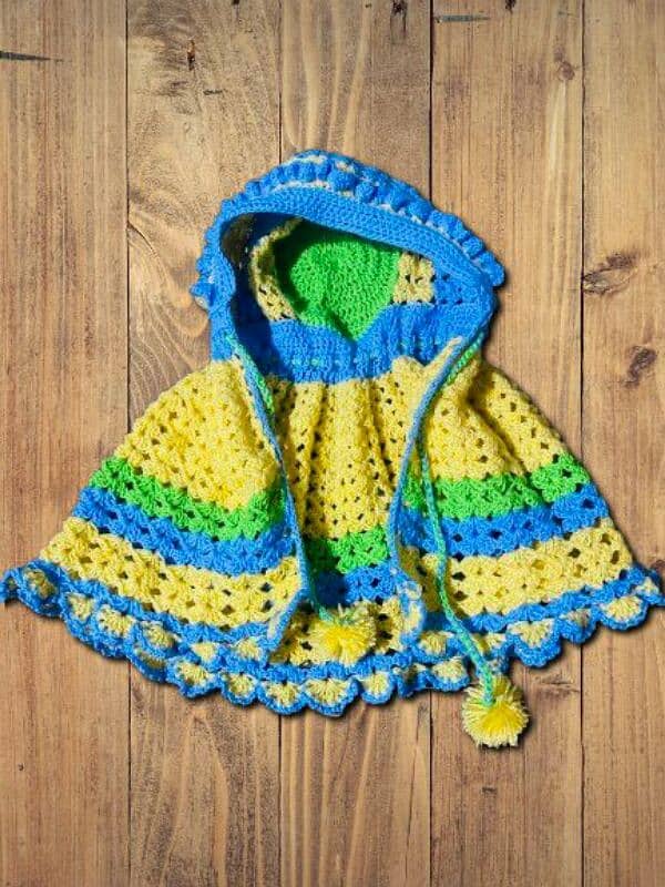 crochia knitting baby frok 1