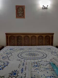 Wooden Bed Set