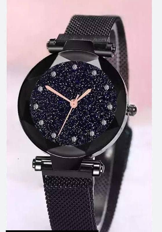 black beauty ladies watch 0