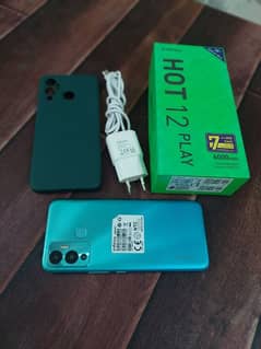 Infinix hot. 12 play.     Complete Box.     Geniune Set