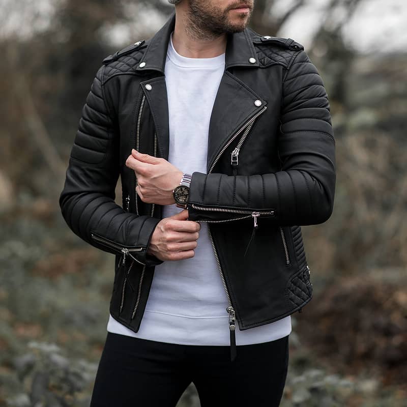 PU Leather Jacket for men 4