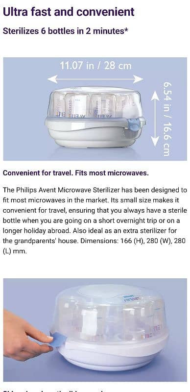 Philips Avent Microwave Steam Sterilizer 6