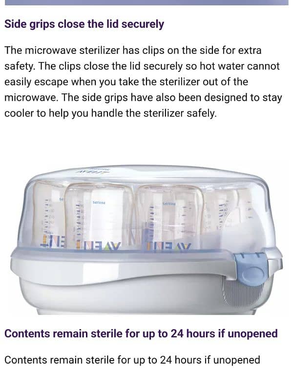 Philips Avent Microwave Steam Sterilizer 7