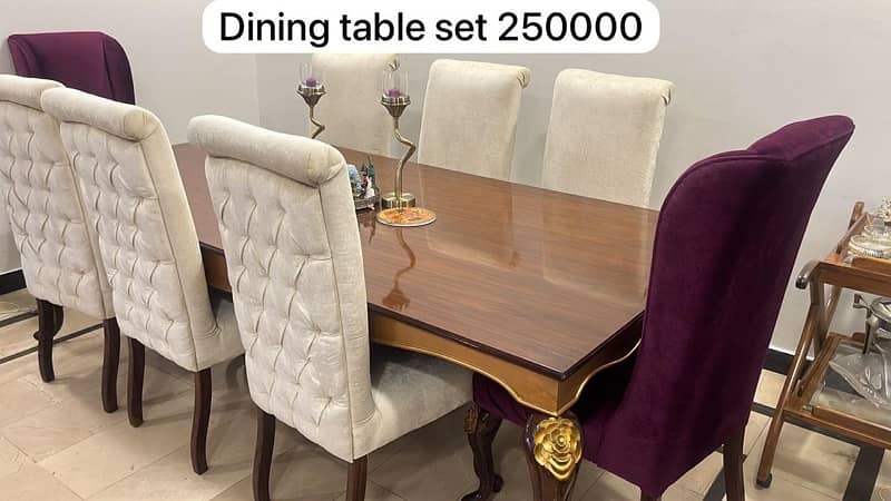 8 seater dining table NM furniture 0