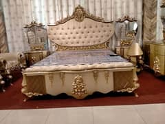 Bed and dressing table