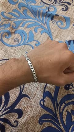 Braclet for men italian silver 0