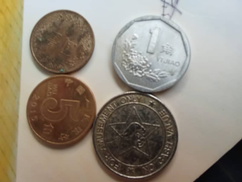 Very inteque and old coins of different countries are available 2