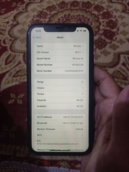 iphone XR only panel change 7