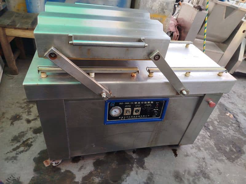 Vacuum packing machine imported double chamber stainless steel body 1