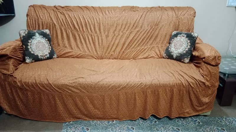 7 seater sofa for sale with covers and cushions. 9