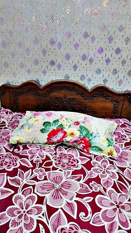 Single bed original wooden 1