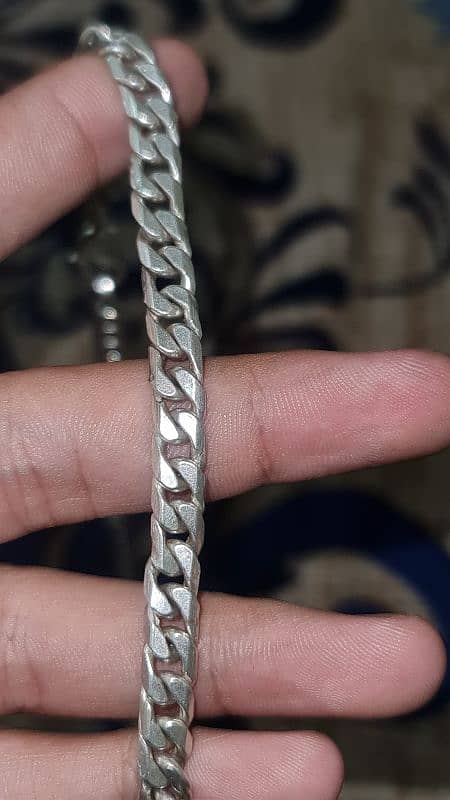 Men silver 925 chain italian chandi 2