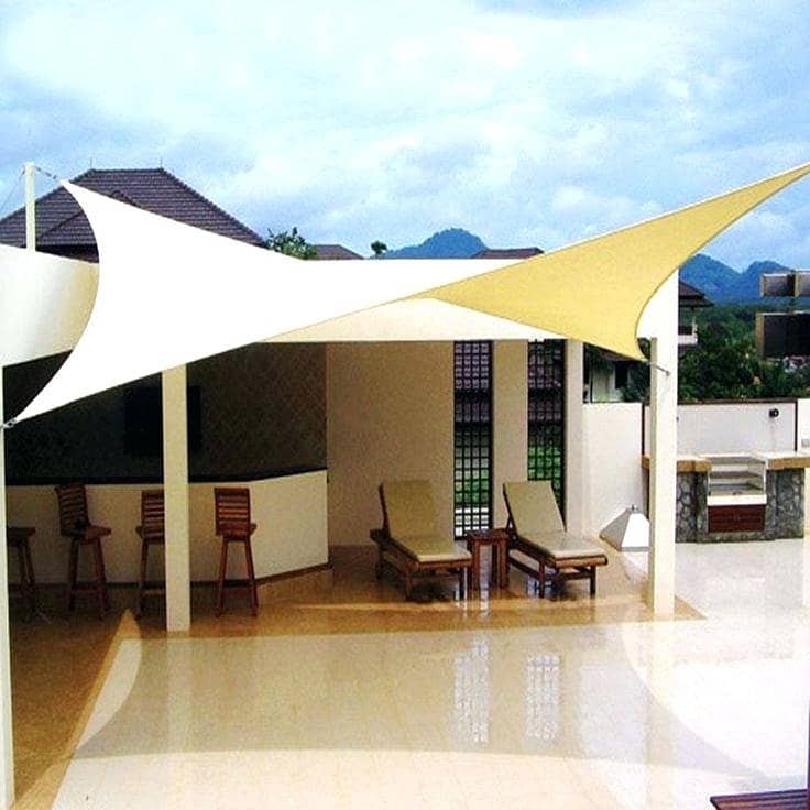 Sail or Tensile Sun Shades 10