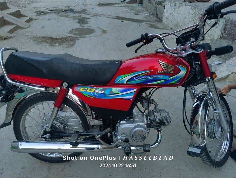 Honda CD 70 23/24 Only 2600+Km Jenuine 0