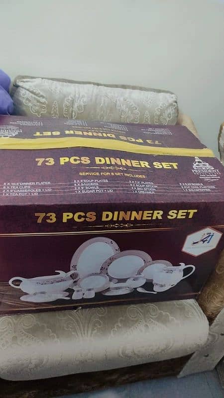 Bon China New Dinner Set 73 Pieces High Quality 7