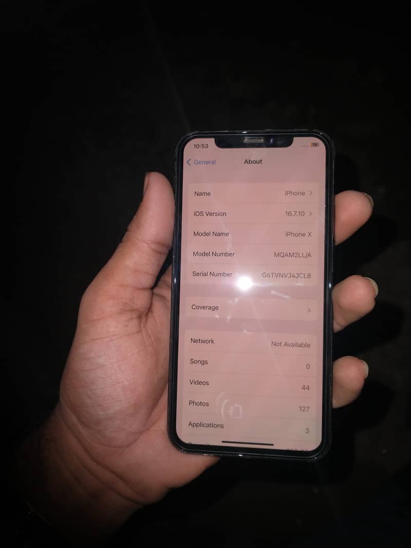 iphone X 256 GB 1