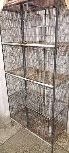 8 PORTION CAGE FOR BIRDS