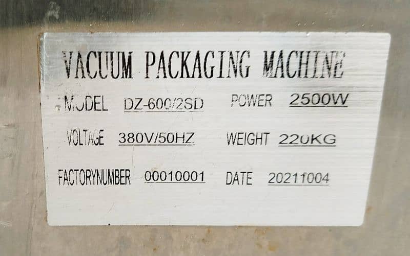 Vacuum Sealer Packing Machine Double Chamber imported 4