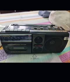 panasonic radio and recorder tape no use new hai contact 03047922950