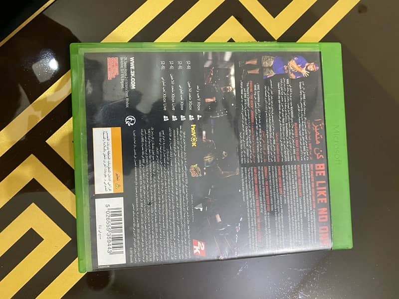 WWE 2k18 xbox one disc 0