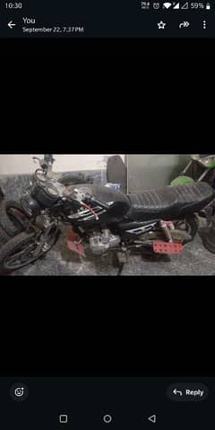 self start with alloyrims disq brack 125cc(non transfer able)