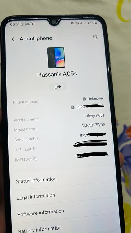 Samsung A05s | Just Box Open 4/128 | Black Colour 10/10 2