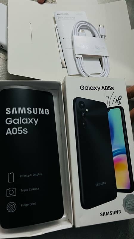 Samsung A05s | Just Box Open 4/128 | Black Colour 10/10 9