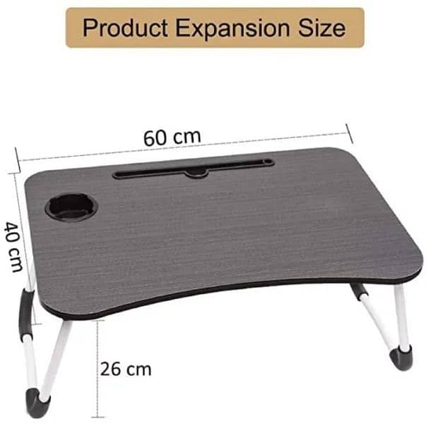 Wooden Laptop Table-Gaming Laptop Table-Foldable Stand Laptop Table- 2