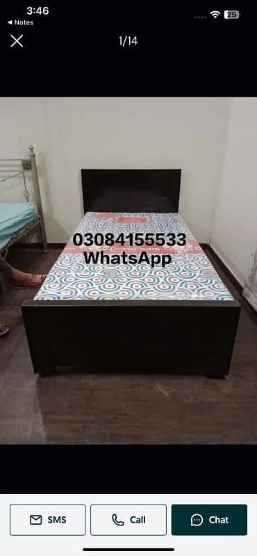 Single Beds Wooden Simple Designs Sale 1