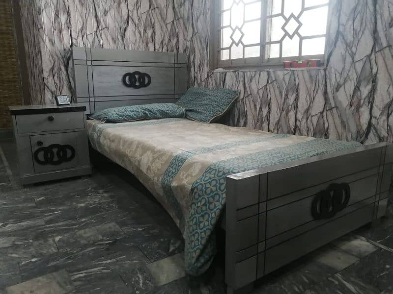 Single Beds Wooden Simple Designs Sale 5