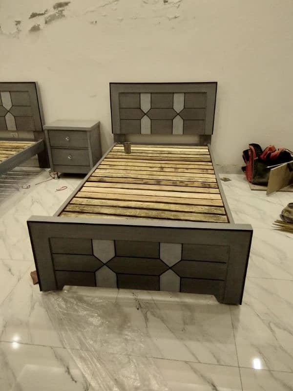 Single Beds Wooden Simple Designs Sale 7