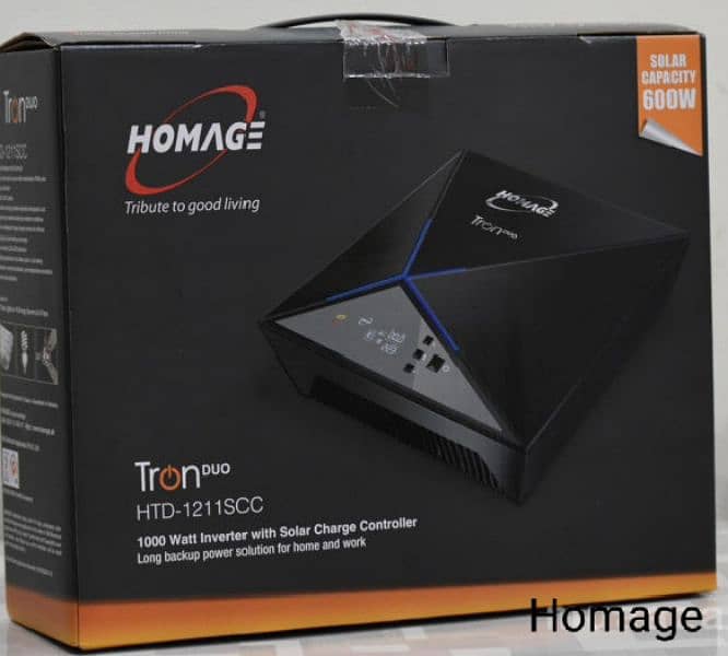 Tron Duo Homage HTD-1011 SCC Inverter - 1kva 800w with Solar Capacity 0