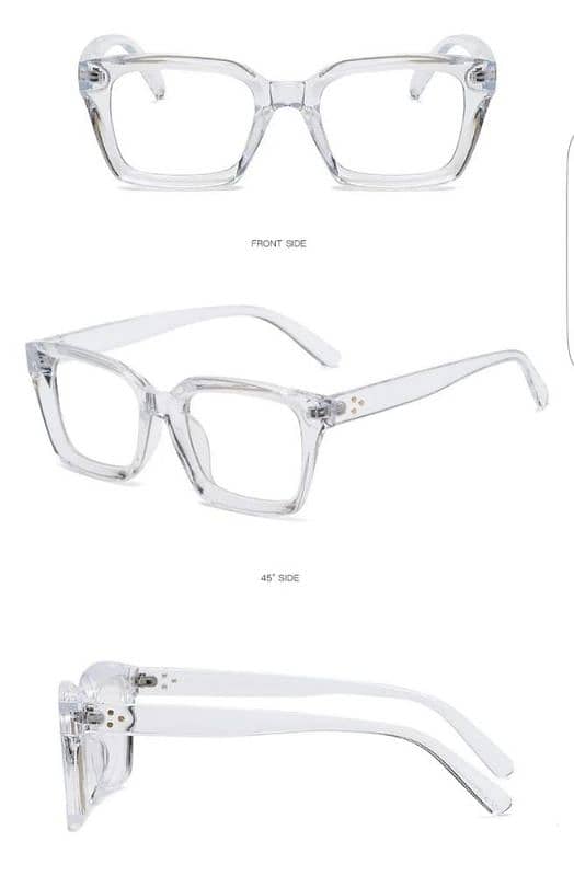 Transparent frame sunglasses 1