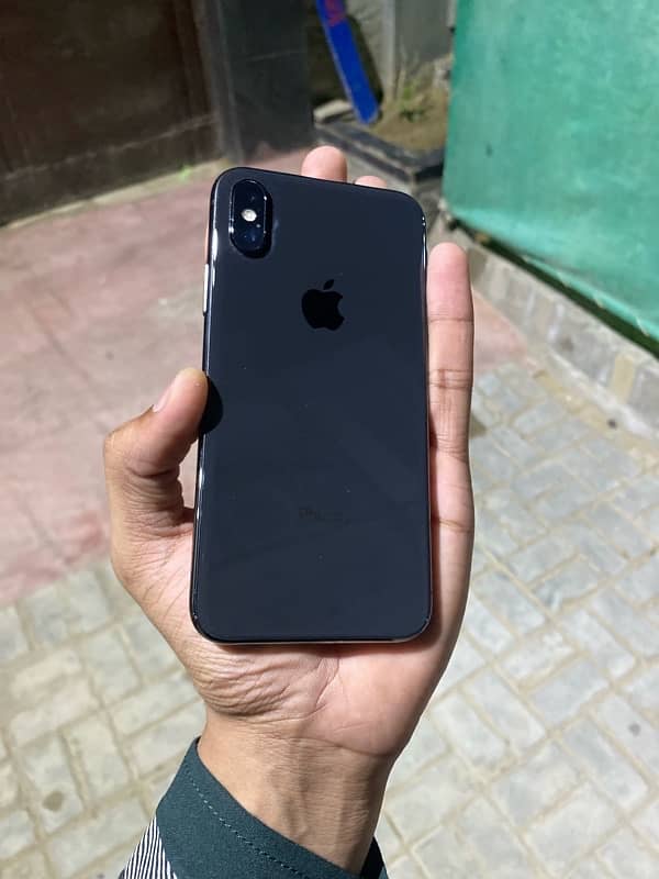 iPhone X fu 1 month sim working good price available 2