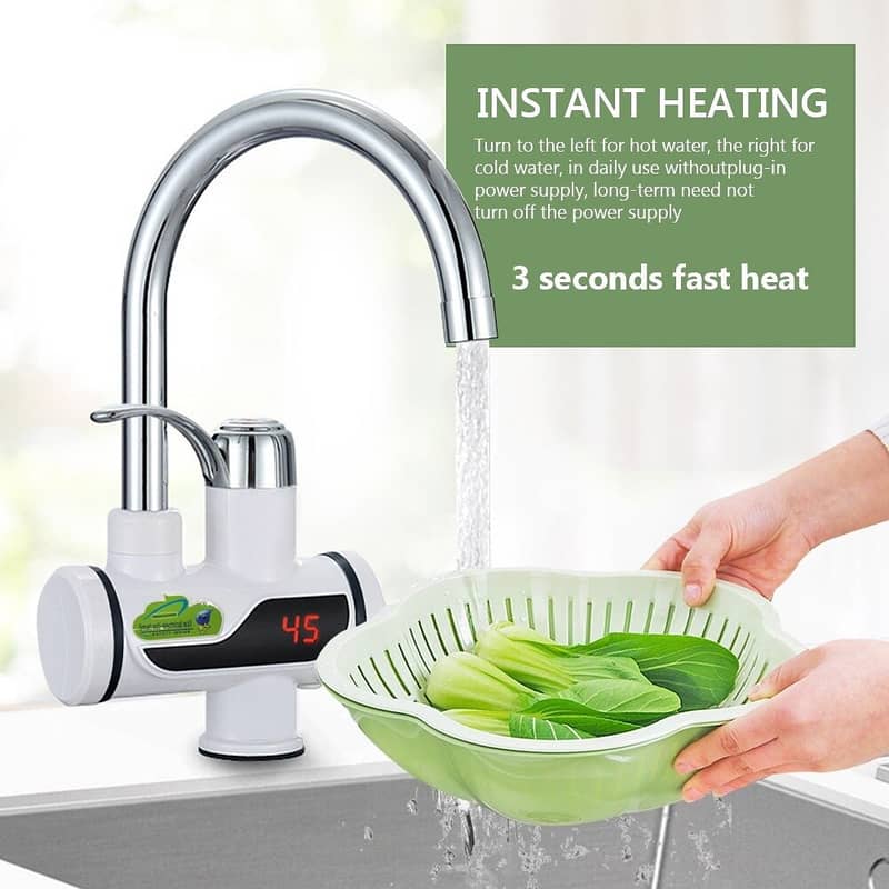 Instant Hot Water Faucet Tap | Electric Geyser Tap-A058201 0