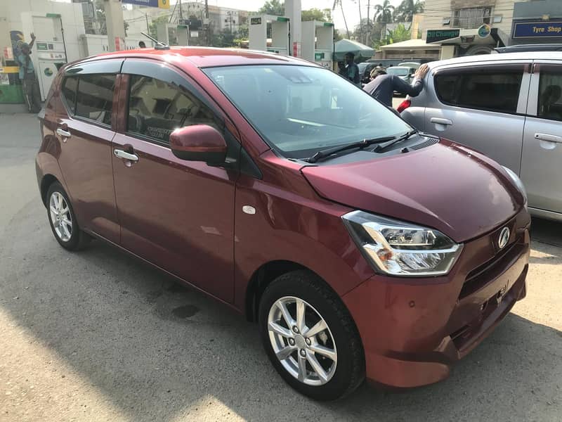 Daihatsu Mira G Push Reddish wine color ,2022 model 2