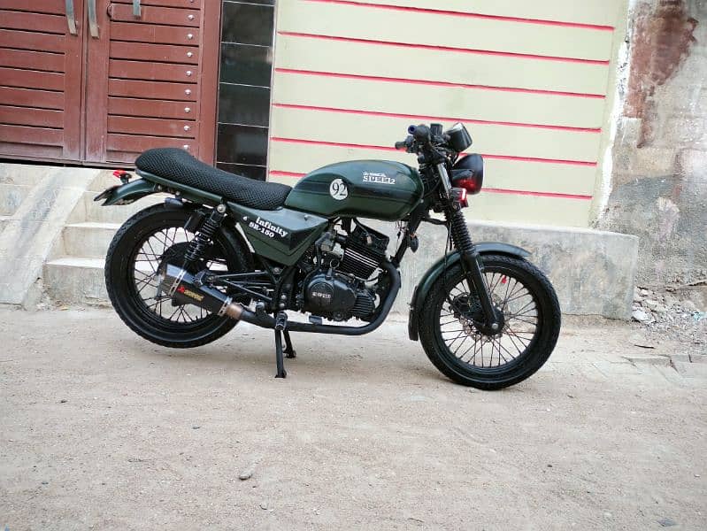 hi speed infinity 150 cc 2018 cafe racer Better Than CG 125 8