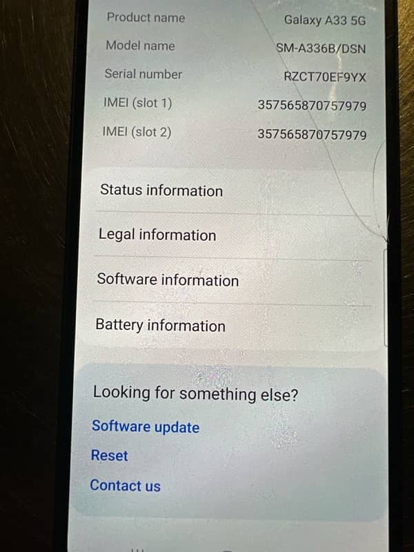 samsung glaxy 833 5G 3