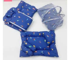 8 PIECES BABY BEDDING BLUE CARS