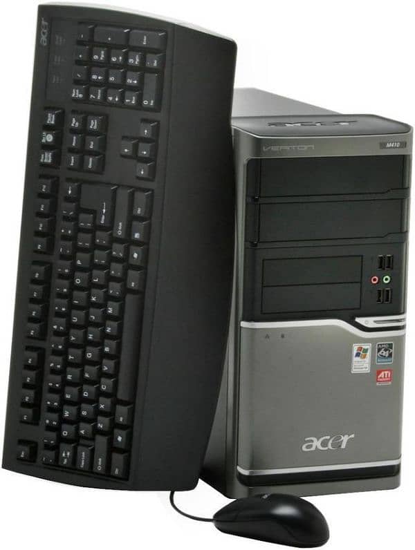 Acer Veriton M661 Intel Core2 Quad Q6600 Intel GMA 3100 Tower PC 6