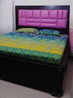 king sized bed set original wood