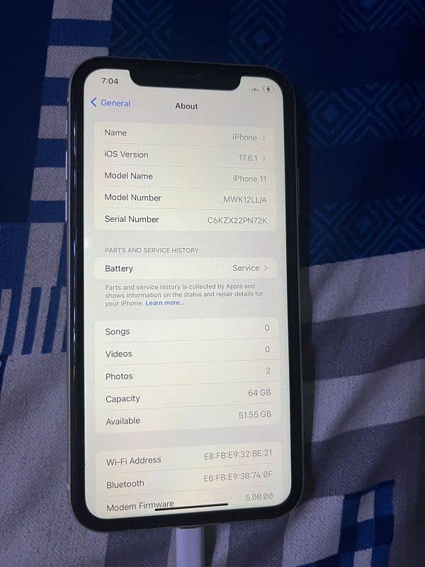 iphone 11 Non PTA all ok 64 GB only Karachi 7