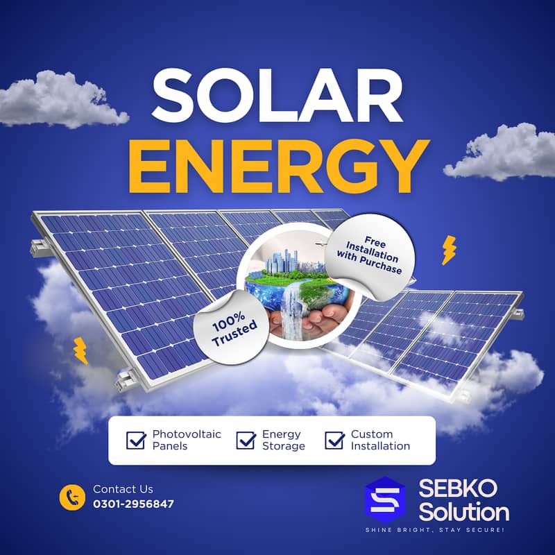 Solar System / Solar plates / Solar Inverter / Solar Panels 2