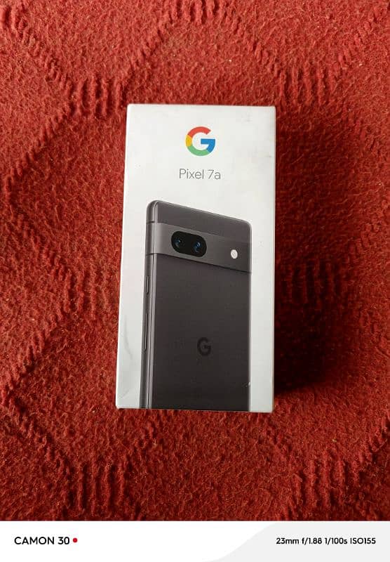 Google Pixel 7a (Just box open). 6