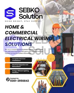 Solar Installation Home wiring Office Wiring Restaurants wiring