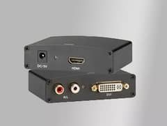 VeLLBox DVI+R/L Audio to HDMI Converter,