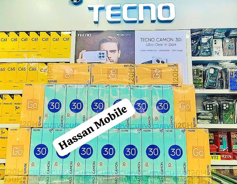 TECNO CAMON30s (8/256GB) Curved Amoled Display 33W Charge NEW BOX PACK 0