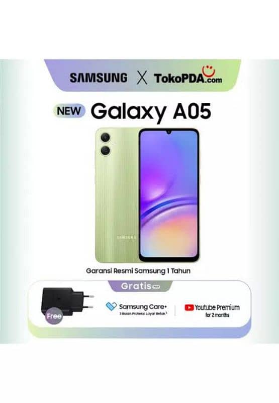 Samsung A05 4/64 Box pack official Pta approved 1